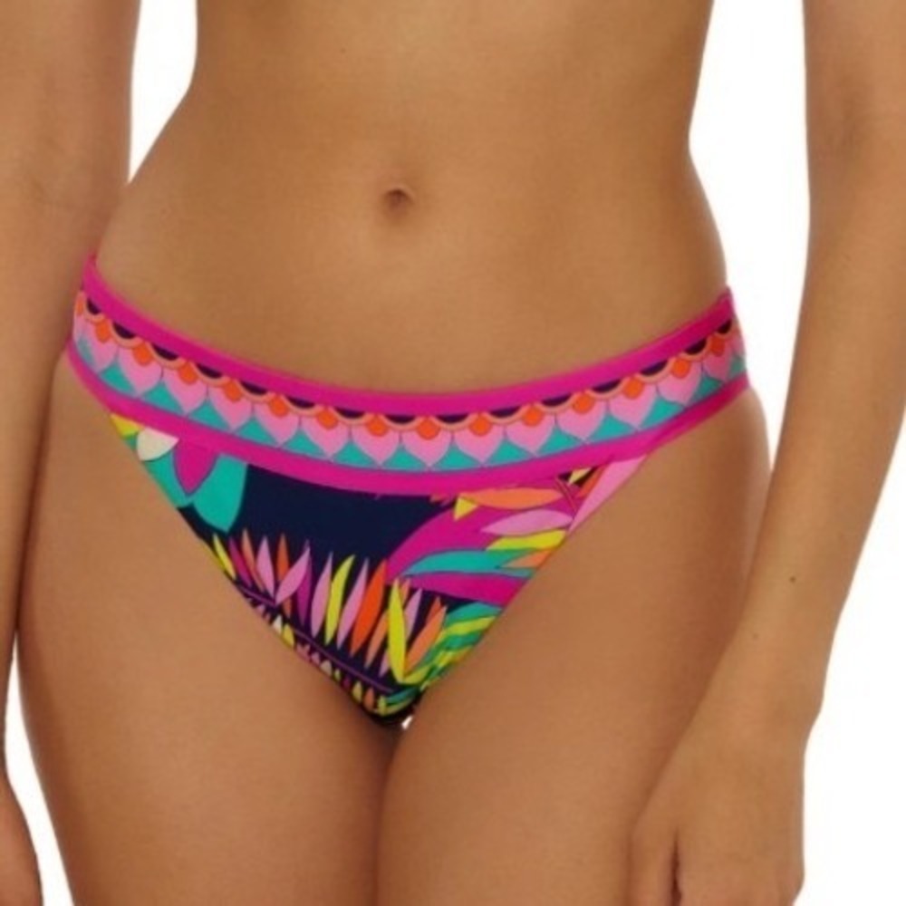 Trina Turk Paralia Reversible Hipster Bikini Bottom Women's Size 8